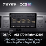 Teyes CC3 2K 10,2"для Toyota Hiace 2004-2021