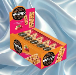 Батончик Nut&Go Арахис с клюквой 42г