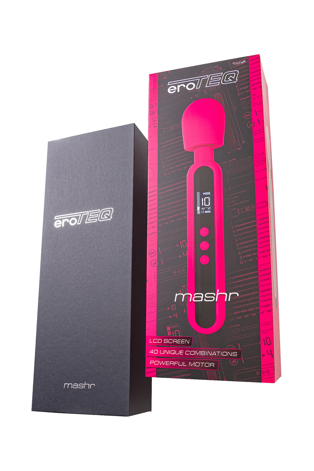 Интимный массажер eroTeq Mashr розовый 23,5 см