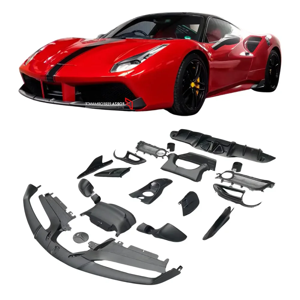 Карбоновый обвес для Ferrari 488 2015-2020 Феррари