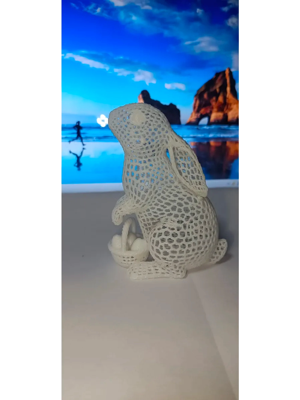 Декоративная фигурка Зайка. Белый.