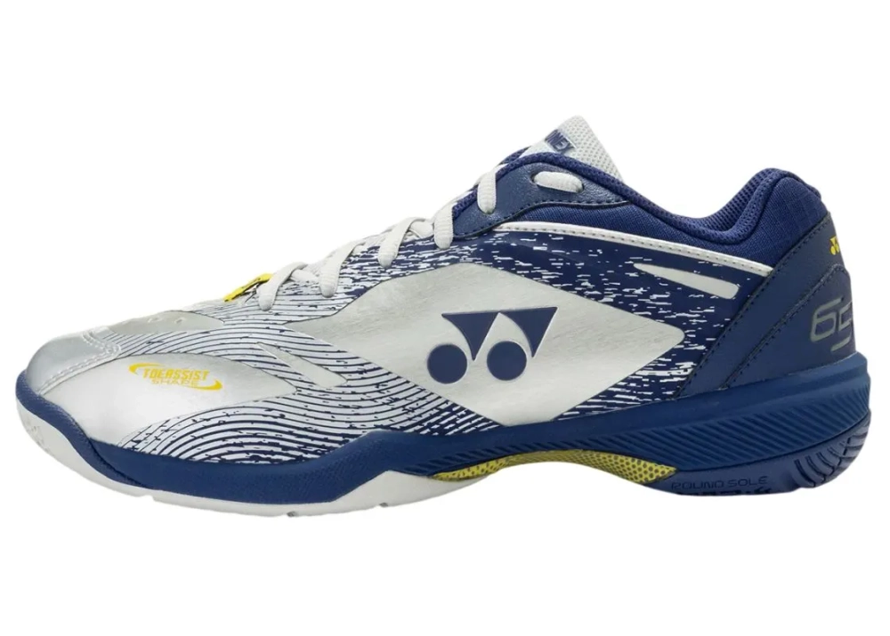 Мужские кроссовки для сквоша/бадминтона Yonex Power Cushion 65 Z VA Wide - silver/navy
