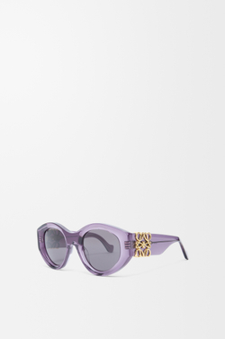 Loewe Солнцезащитные очки Maxi Anagram Butterfly, светло-фиолетовый