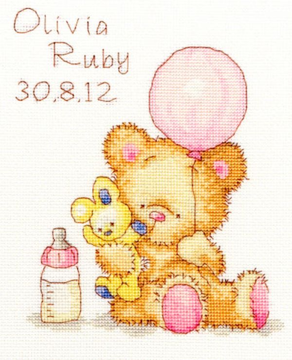Набор для вышивания нитками Bothy Threads, Balloon (Воздушный шар), 18х22 см