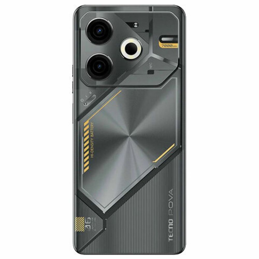Смартфон TECNO POVA 6 NEO, 2 SIM, 6,8", 4G, 60/8 Мп, 8/128 ГБ, черный, пластик, TCN-LI6.8.128.SPB