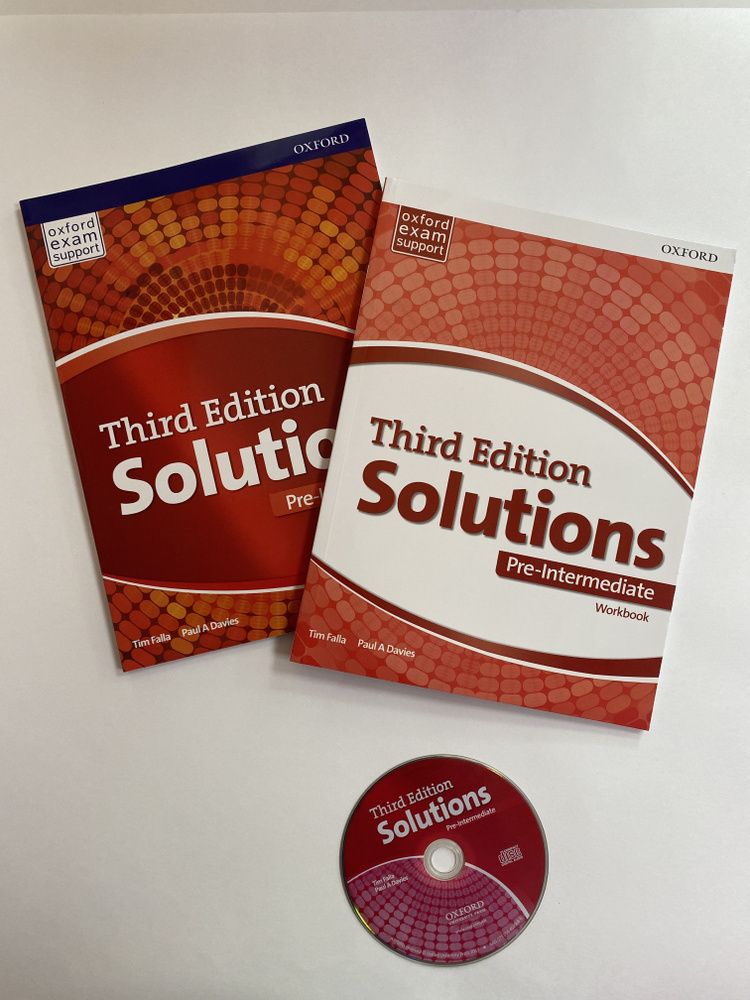 Solutions Pre-Intermediate 3rd Ed Student's Book + Workbook+CD Solutions Pre-Intermediate 3rd Ed Student's Book + Workbook+CD