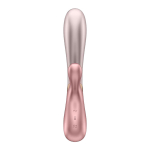 Нежно-розовый вибратор-кролик 19,3см Satisfyer Hot Lover