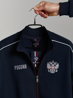 Спортивный костюм мужской RUSSIA 12M-RT-1771/1 темно-синий