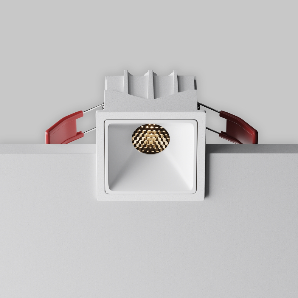Встраиваемый светодиодный светильник Maytoni Alfa LED DL043-01-10W3K-SQ-W-1