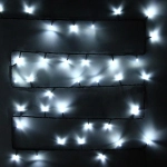 Гирлянда для улицы БАХРОМА «Мерцание» ш3м* в40/60см 100 ламп LED, прозр.провод,1 режим, IP-54, Синий/Белый мерцает (возможность соединения)
