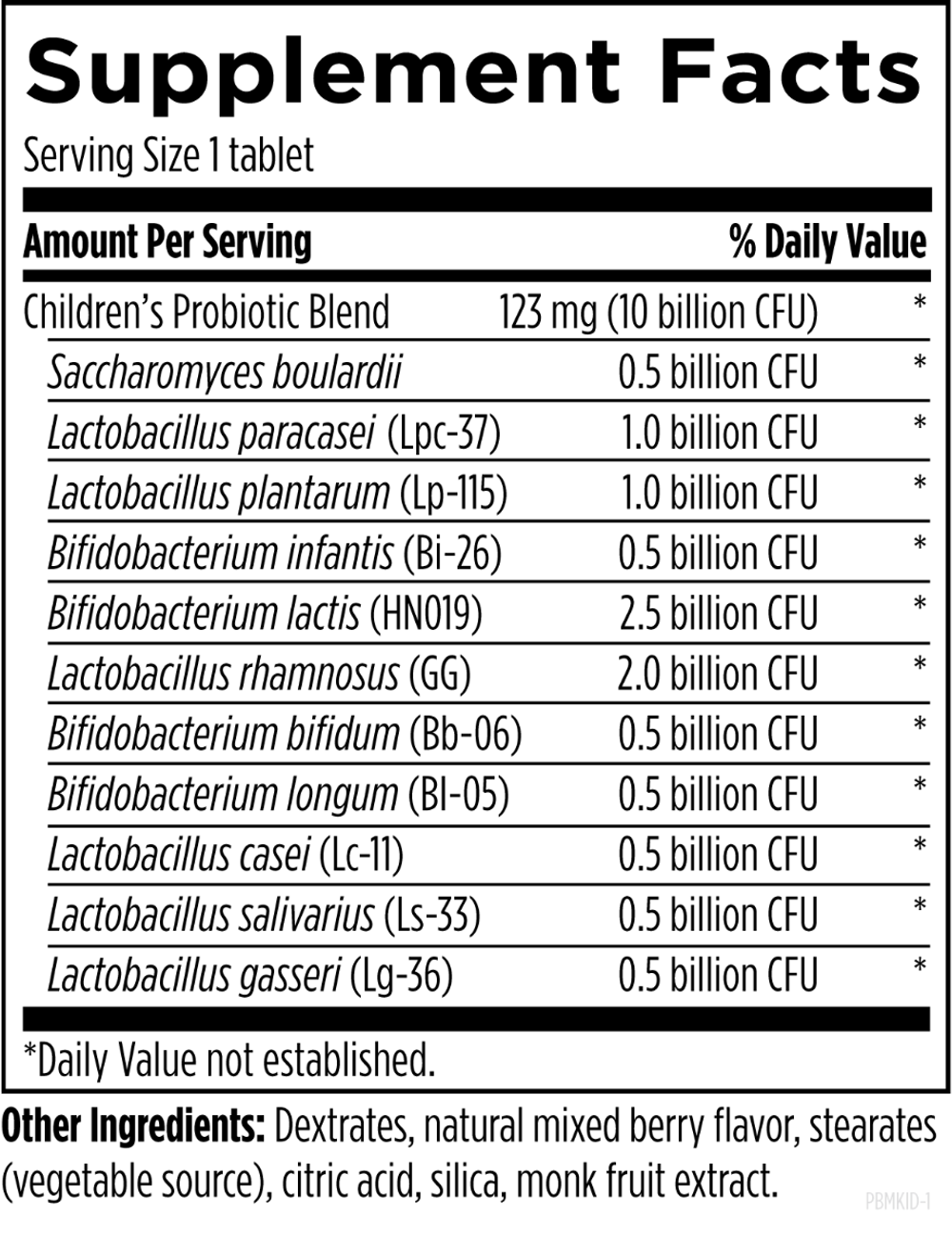 Designs For Health - ProbioMed Kids 30 tablets