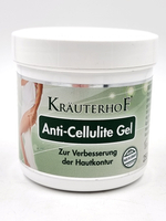 Krauterhof Антицеллюлитный гель с мятой, розмарином, каротином и кофеином, с согревающим эффектом, 250 мл (Германия)