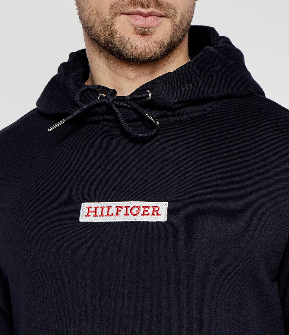 Худи MONOTYPE BOX Tommy Hilfiger - темно-синий(MW0MW34379)