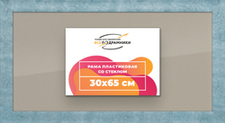 Рамка 30x65 для постера и фотографий