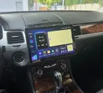 Магнитола для VW Touareg 2 NF 2010-2018 (RNS850) - Teyes CC3-2K-360 монитор 13" 2K QLED на Android 10, Быстрая, CarPlay, 4G SIM-слот, 4 камеры в комплекте