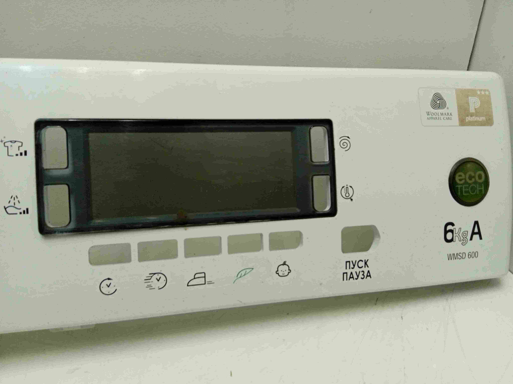 WMSD600 кт206 Лицевая панель для стиральной машины Hotpoint-Ariston WMSD600 б/у