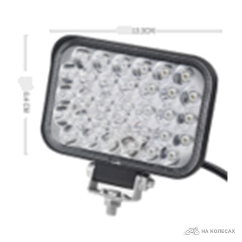Фара LED универсальная 13х9см (12-100В)