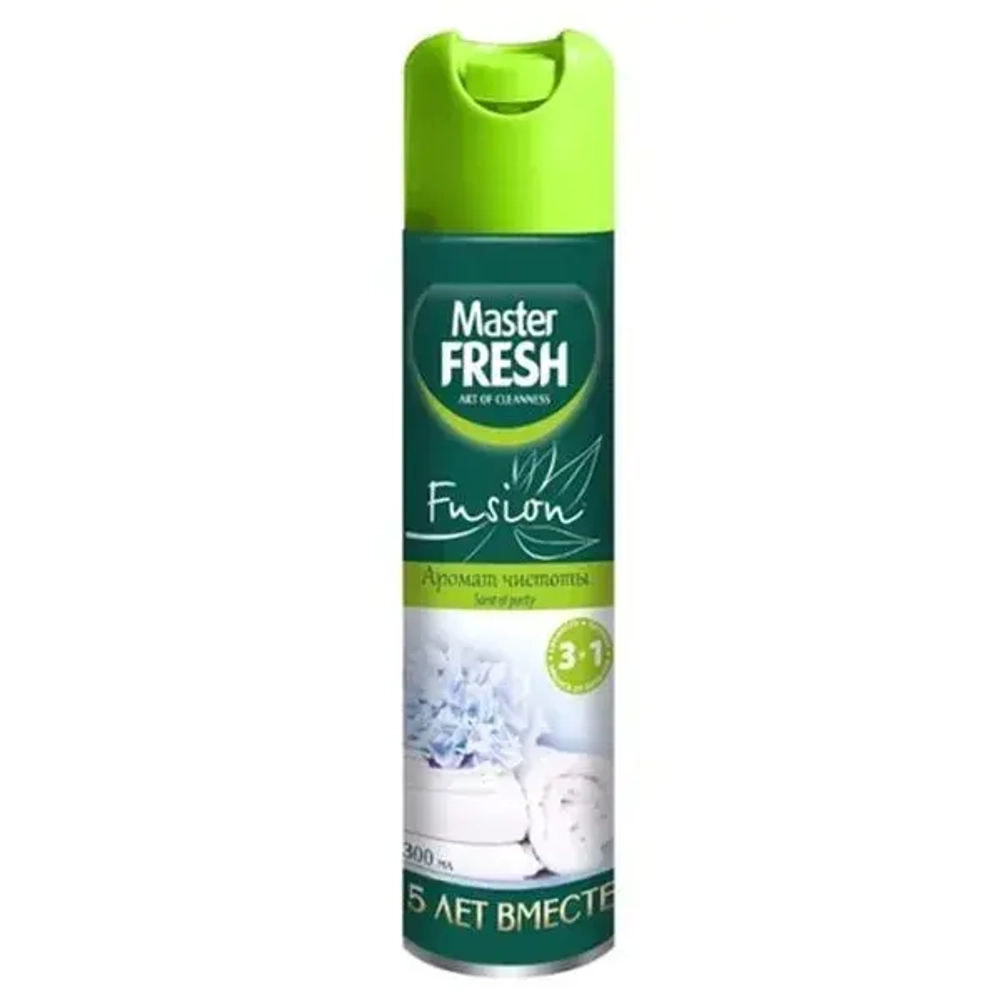 Освежитель воздуха Аромат чистоты 300мл Master FRESH