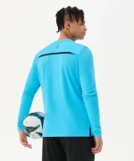 Футболка судейская с длинным рукавом DIVISION PerFormDRY Referee LS Tee, голубой