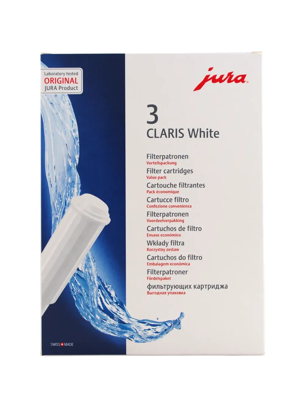 Сменный фильтр Jura Claris White 3 шт. (68739) - 6