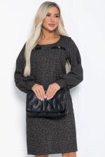 Платье Шарли (черно-бежевое) П12362-18 LT Collection