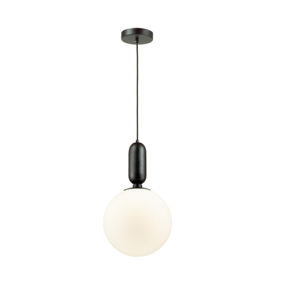 4671/1 PENDANT ODL20 393 черный/белый Подвес E27 1*40W (тип лампы СВЕЧА ) 220V OKIA