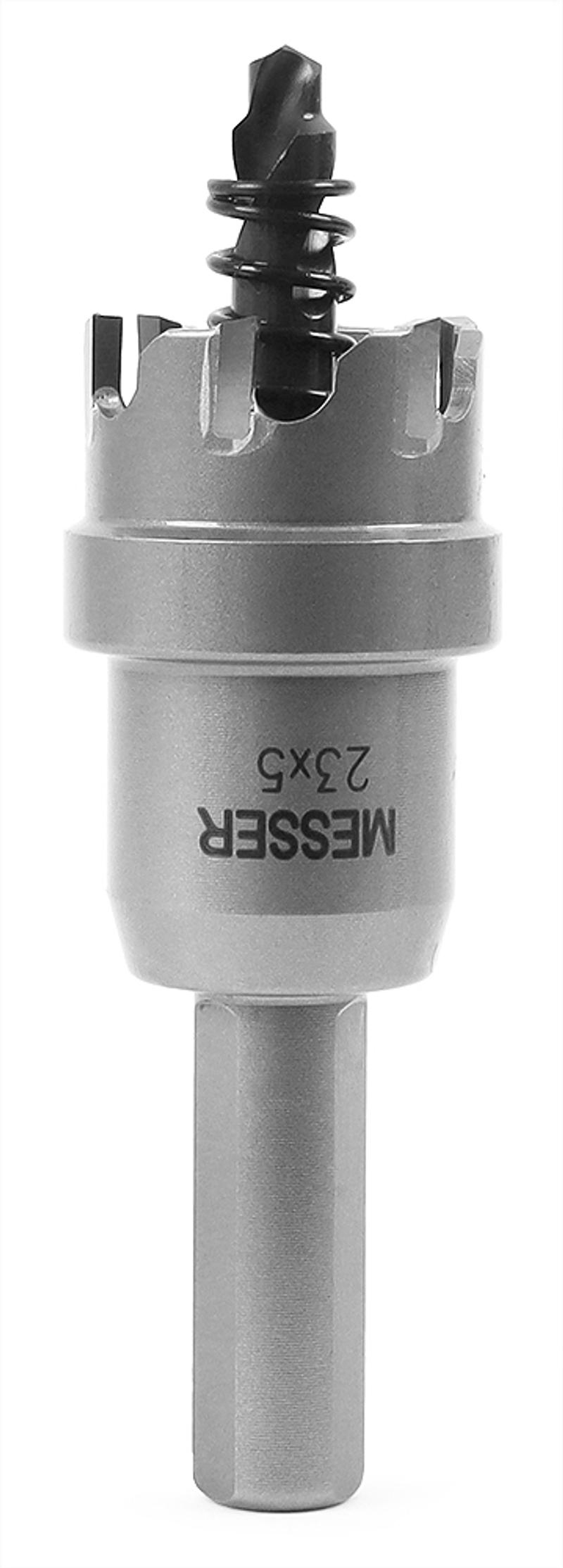 ТСТ коронка MESSER 23X5 с центрирующим сверлом и толкающей пружиной