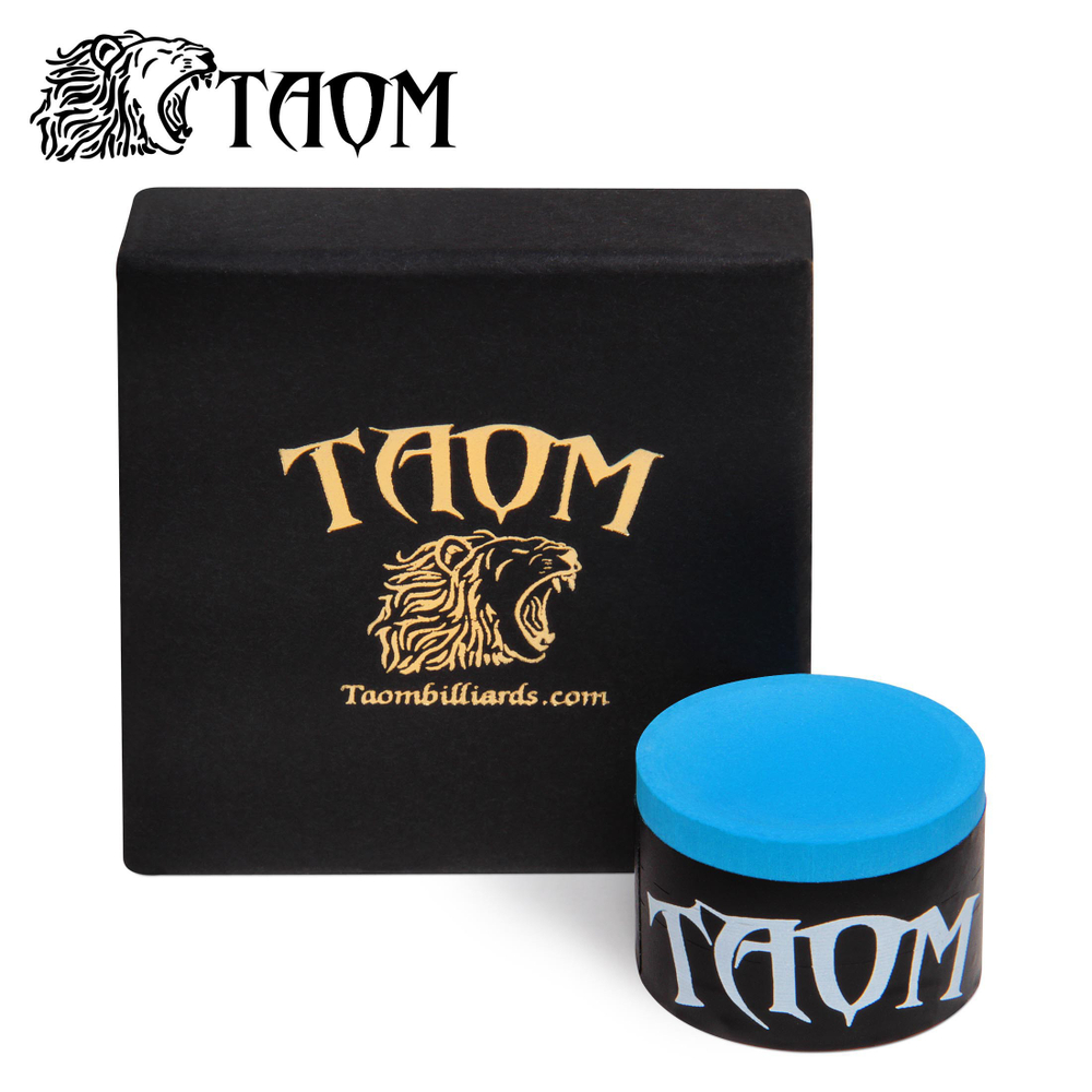 Мел бильярдный "Taom Pyro Chalk" Blue без упаковки 1шт.