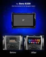 Магнитола для Mercedes-Benz Viano/Vito W639, Vito W447, A класс W169, B класс W245, Sprinter W906, VW Crafter - Kuberg OL-9946 QLed, Android 13, Быстрейшая, CarPlay, SIM-слот