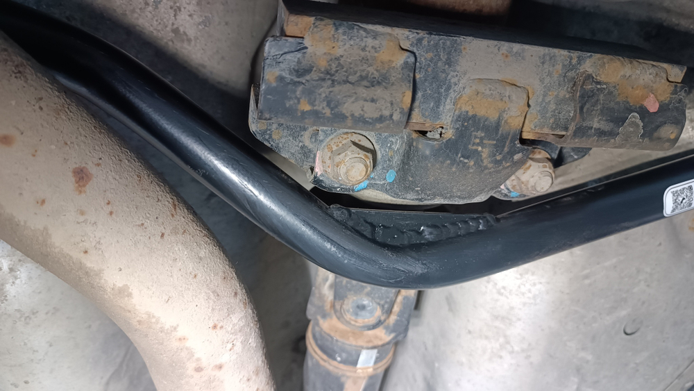 Усилитель заднего подрамника спереди Subaru Outback 4 (BR) и Subaru Forester 3 (SH) (ПОД ЗАКАЗ)