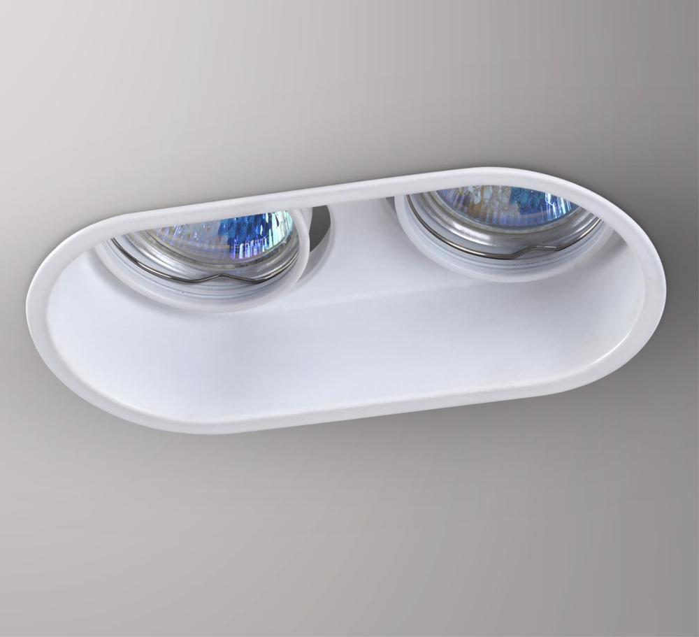 370564 SPOT NT19 578 белый Встраиваемый светильник IP20 GU10 2*50W 220-240V CLOUD
