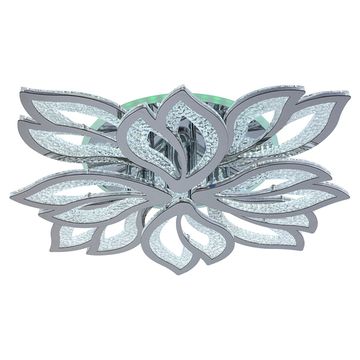 Светодиодная люстра 176W+10W 3000К-6000К RGB 8045/4+4 CHR хром Profit Light