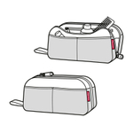 Косметичка travelcase canvas blue