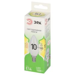 Лампа светодиодная ЭРА GREEN LINE LED B35-10W-830-E14 GL 10Вт свеча теплый свет E14 | Лампы cветодиодные Свеча (B/C)