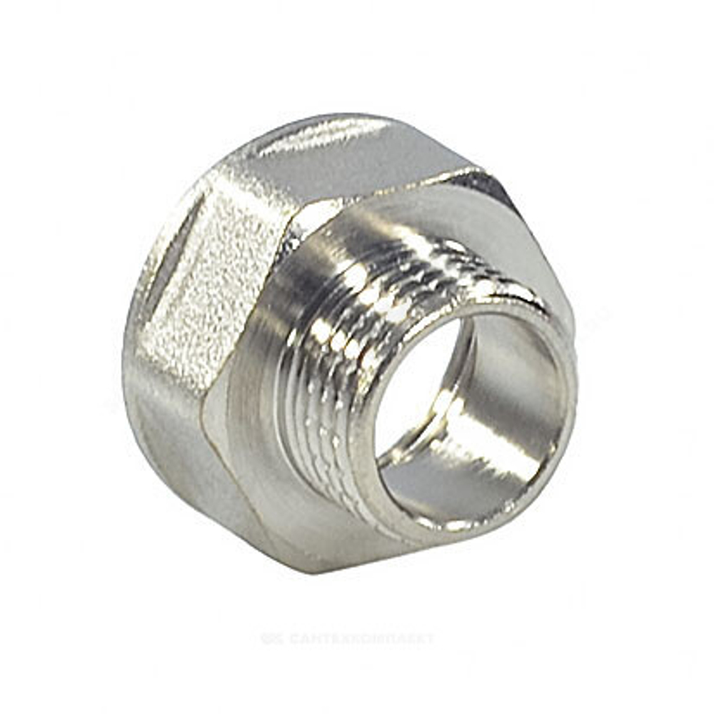 Переход латунь никель реборда Ду 32х25 (1 1/4"х1") ВР/НР SantechSystems