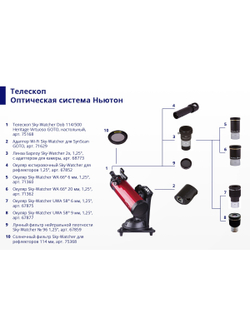 Солнечный фильтр Sky-Watcher для рефлекторов 114 мм