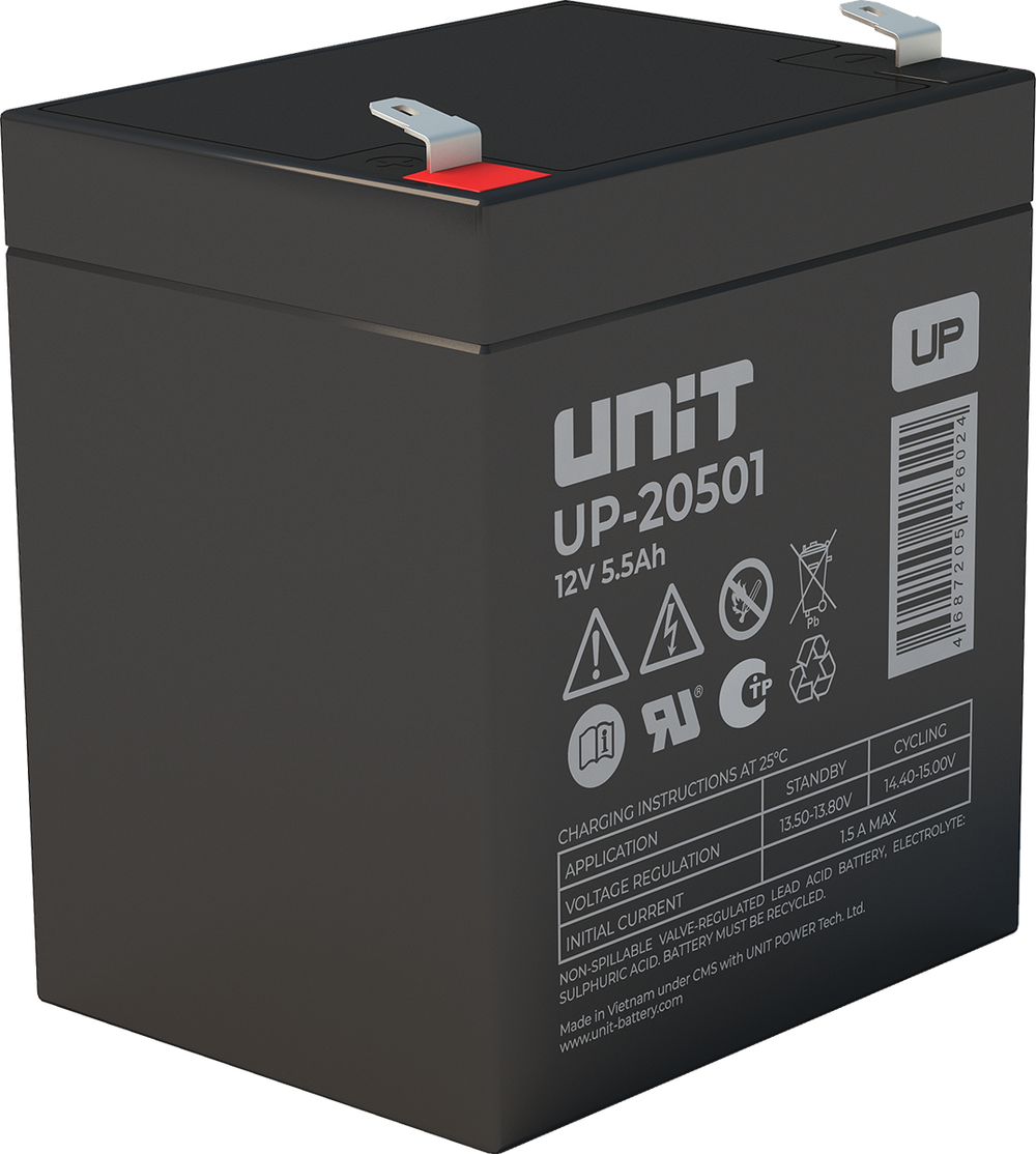 Аккумулятор UNIT UP-20501 - AGM ( 12В / 5Ач )