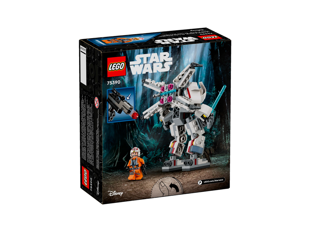 Конструктор Лего Звёздные войны Боевой робот Люка Скайуокера X-Wing | LEGO Star Wars Luke 75390 195 детали (6+)