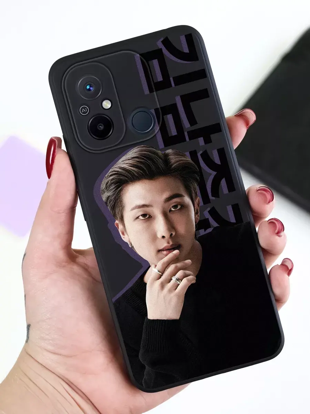 Чехол для Xiaomi Redmi 12C и Poco C55 с принтом