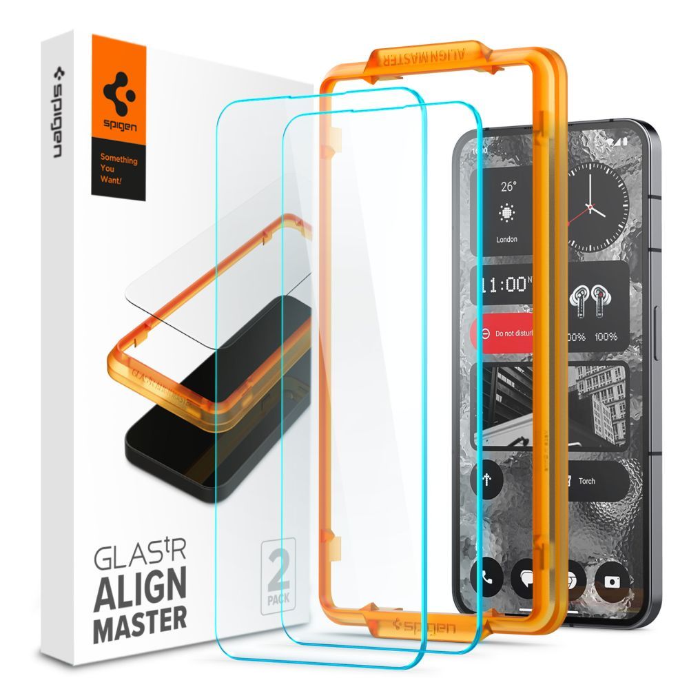 Стекло Spigen ALM GLAS.TR 2-PACK NOTHING PHONE 2 CLEAR