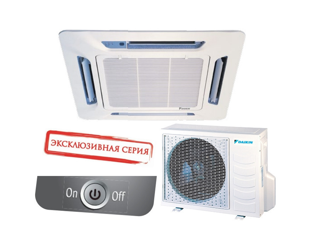 Кассетный кондиционер Daikin FFQN25CXV/RYN25CXV