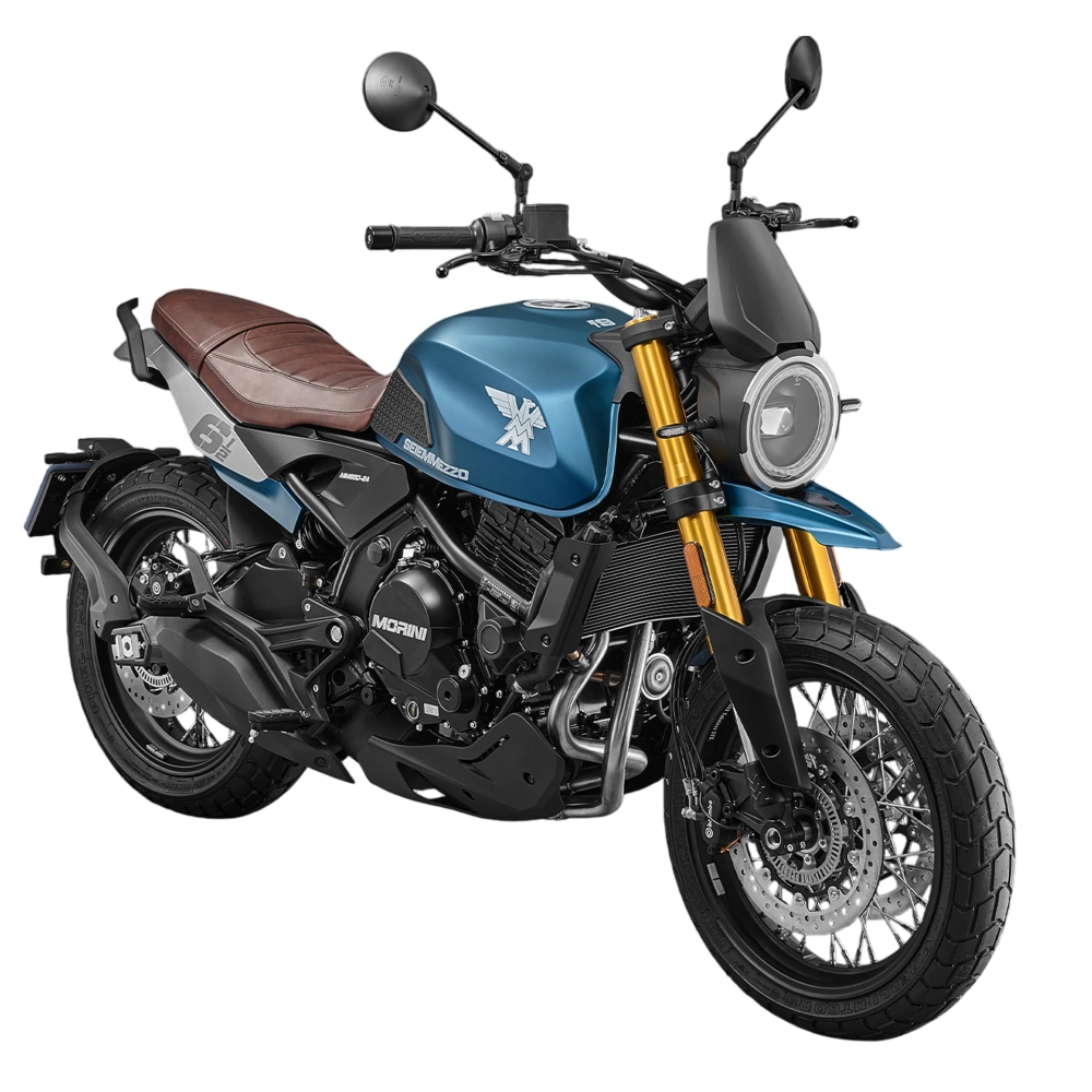 Мотоцикл Moto Мorini SEIEMMEZZO SCR синий