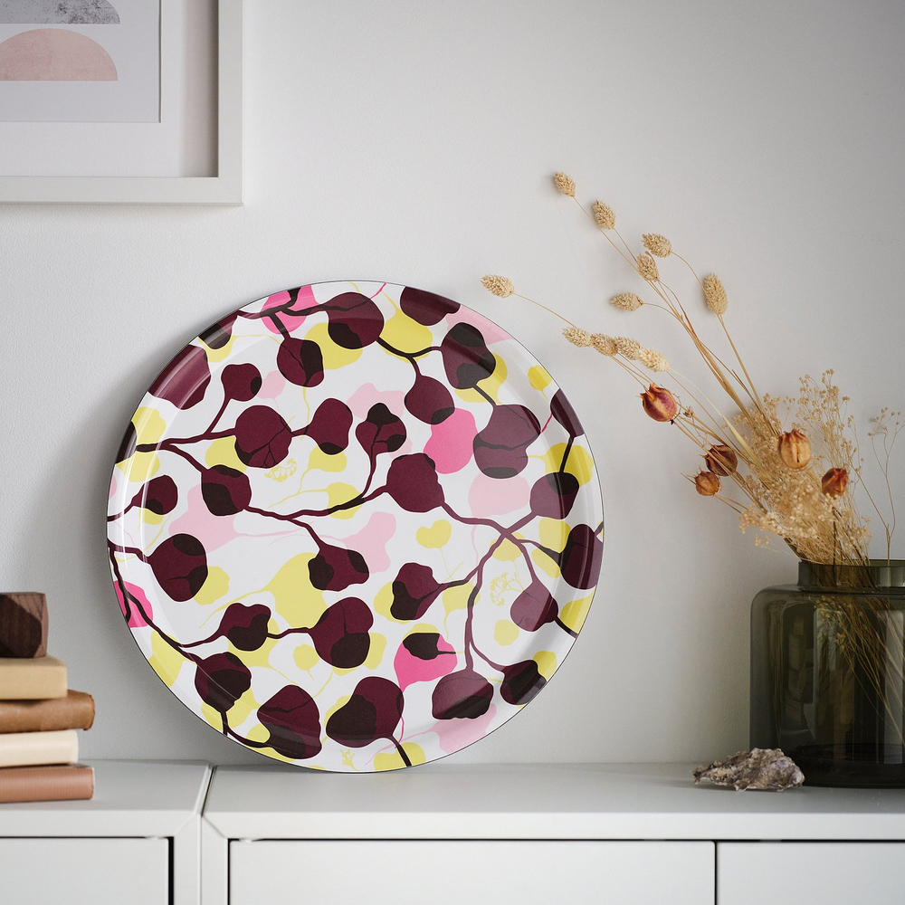 IKEA VÄDERFISK  (ИКЕА ВЭДЕРФИСК)  -  Поднос - разноцветный 38 см