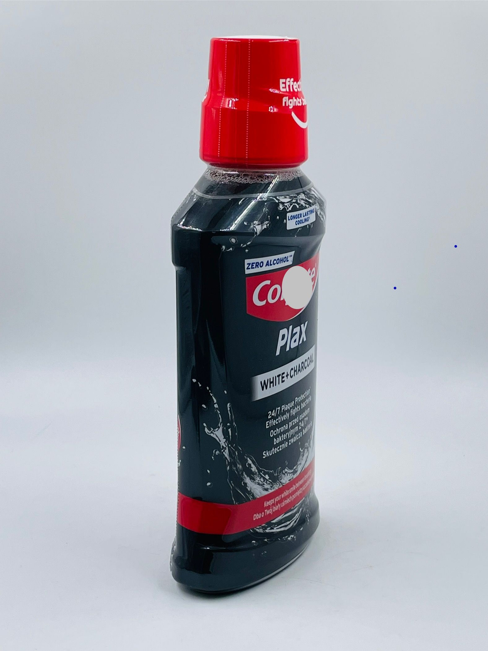Ополаскиватель для полости рта Plax White+Charcoal, без спирта, с экстрактом угля, 500 мл