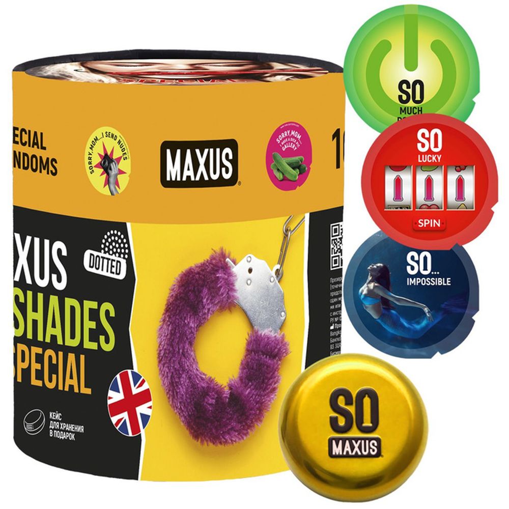 Презервативы MAXUS So Much Sex SPECIAL (100 шт.) Презервативы MAXUS So Much Sex SPECIAL (100 шт.)