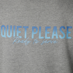 Мужская кофта теннисная Quiet Please Ready To Serve Hoody Men - Grey, Blue