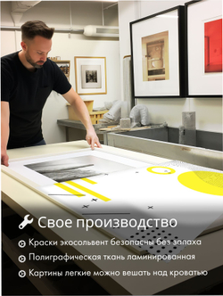 Картина Бирюзовая гармония модульная 50x70см 3шт.