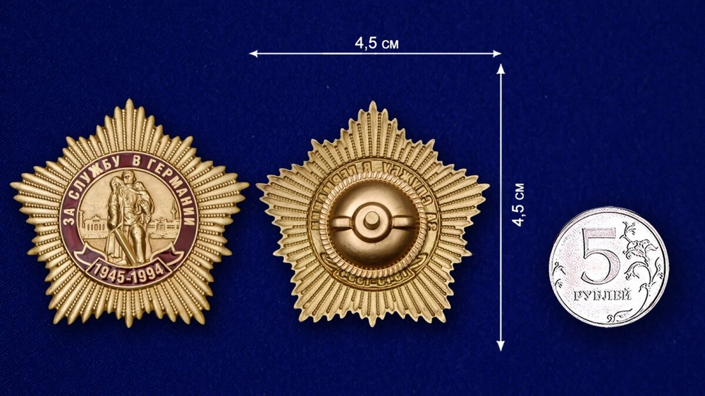 Нагрудный знак "За службу в Германии"