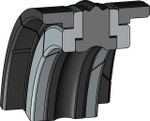 A105 110-090/1 Компактное уплотнение 110-90-25,3/9,52