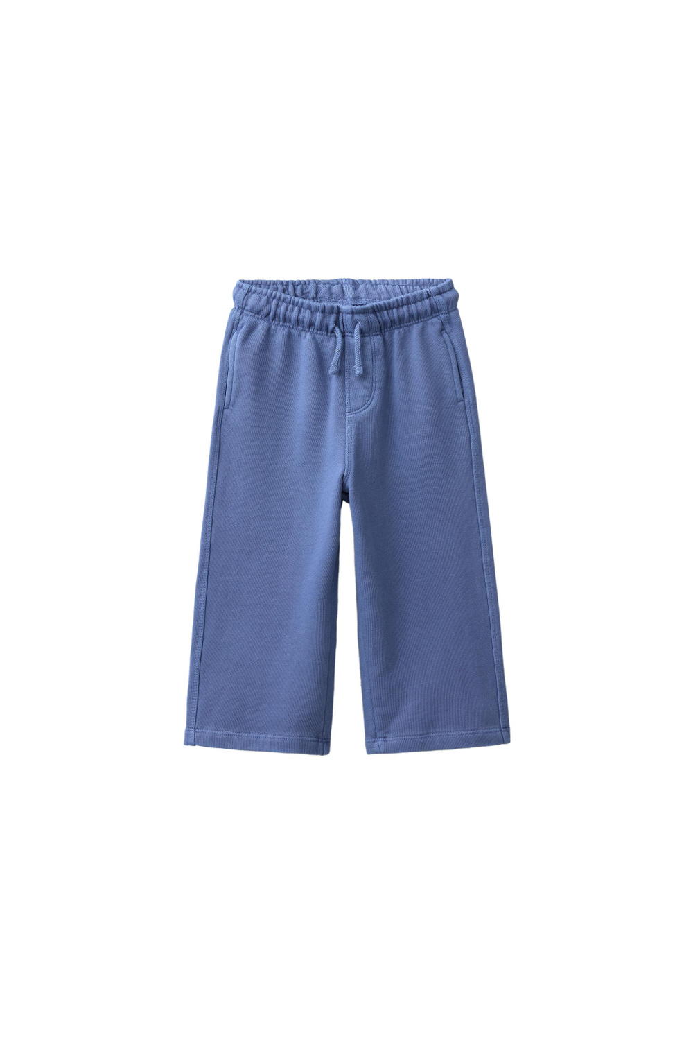 ZARA БРЮКИ-БАНАНЫ ИЗ ФУТЕРА, СИНЕВАТЫЙ